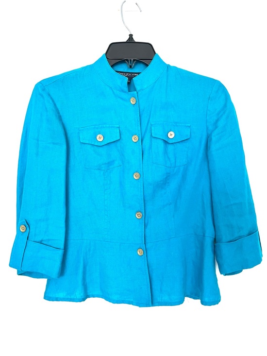 Jones New York Jackets & Blazers - Jones NY Linen Pendulum Jacket